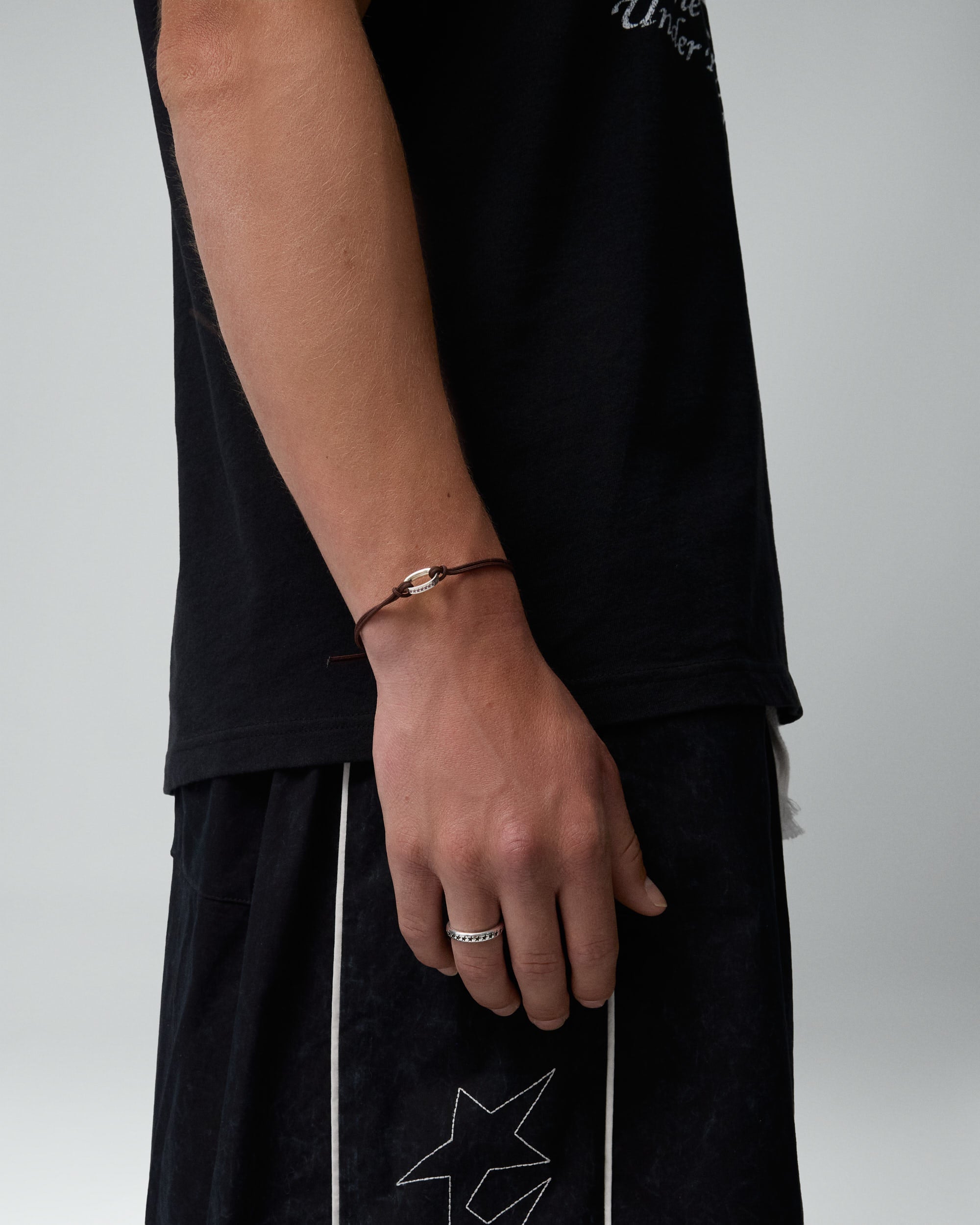 Pink Knotted Link Bracelet S
