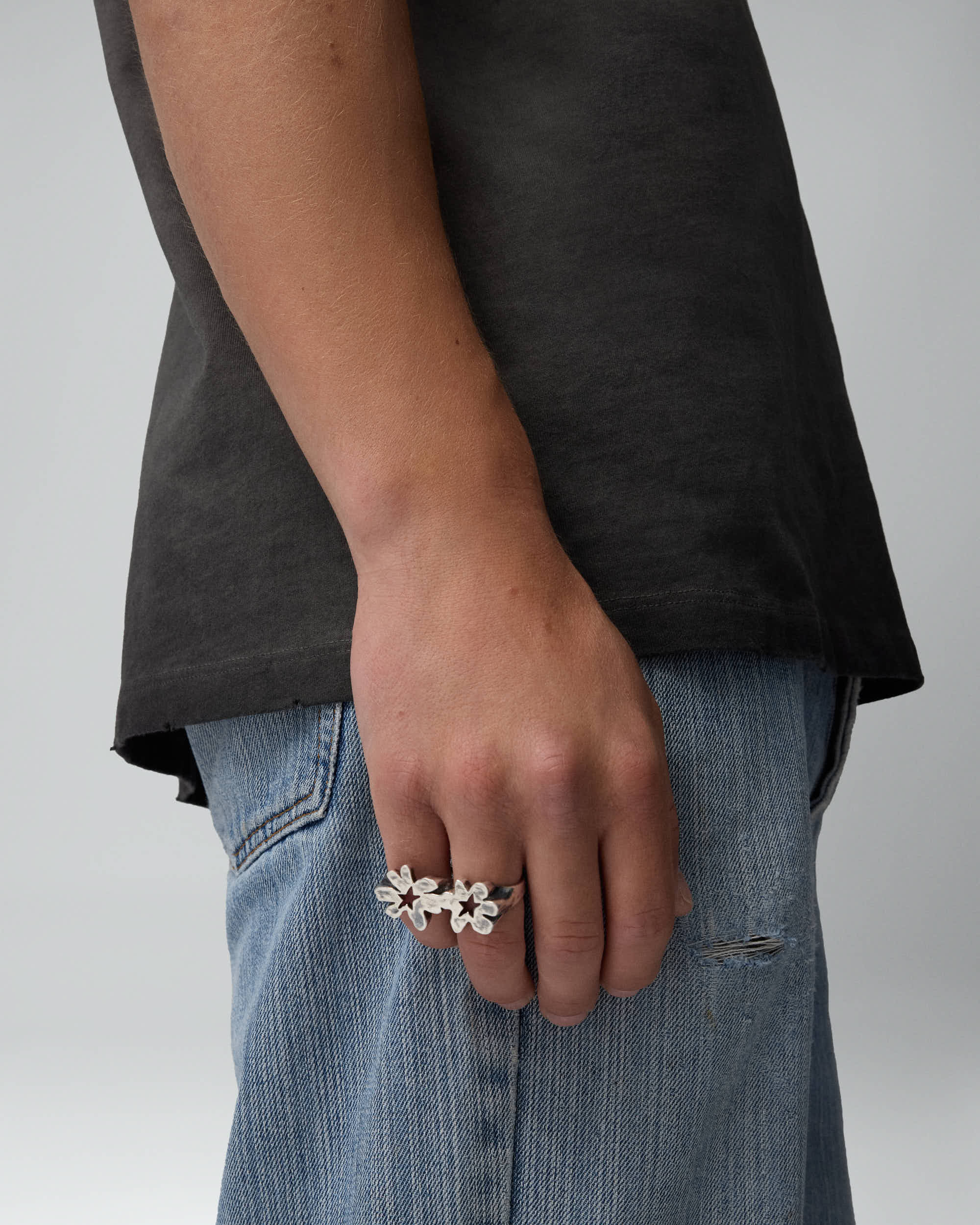Flower Knuckle Ring