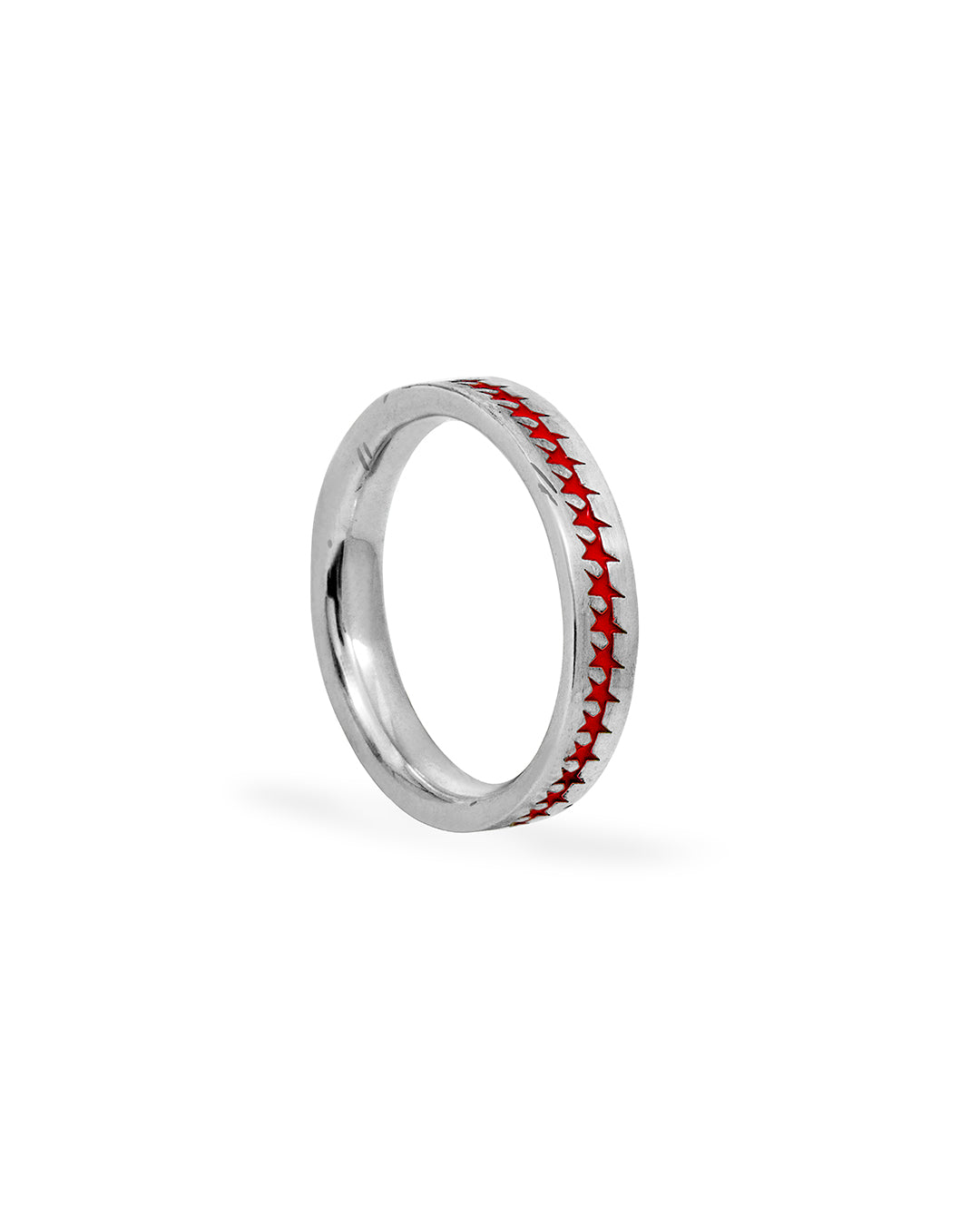 Enameled Starline Ring
