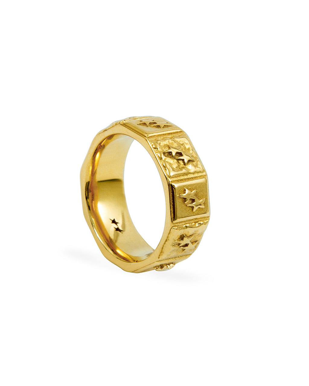 Block Band Ring 