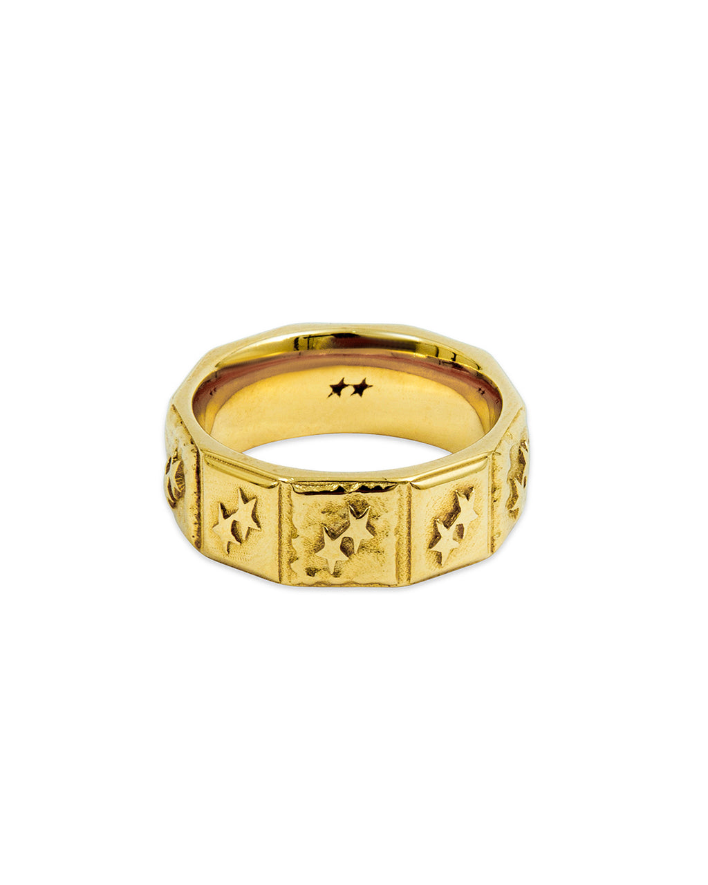 Block Band Ring 