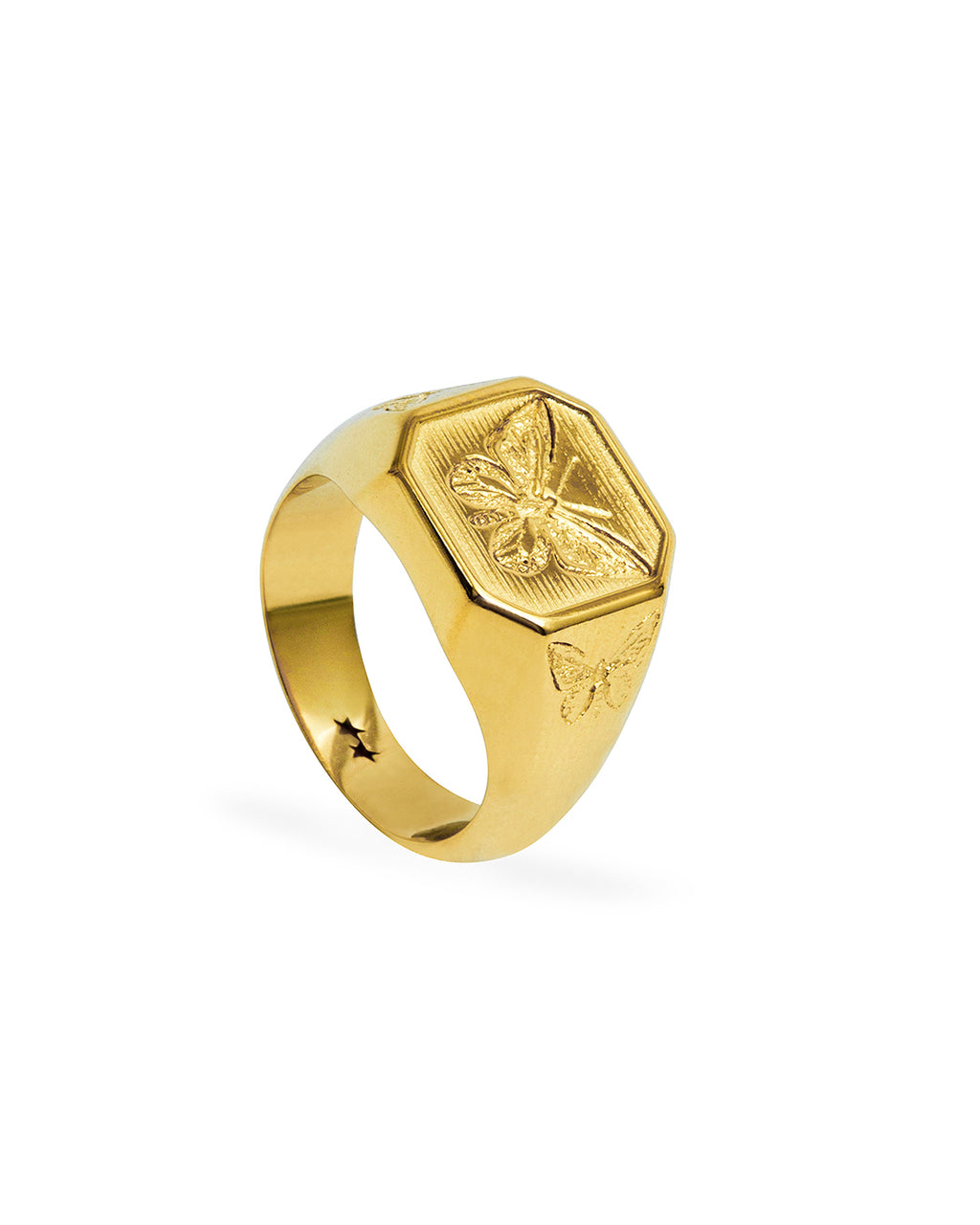 Butterfly Effect Ring Gold Plated