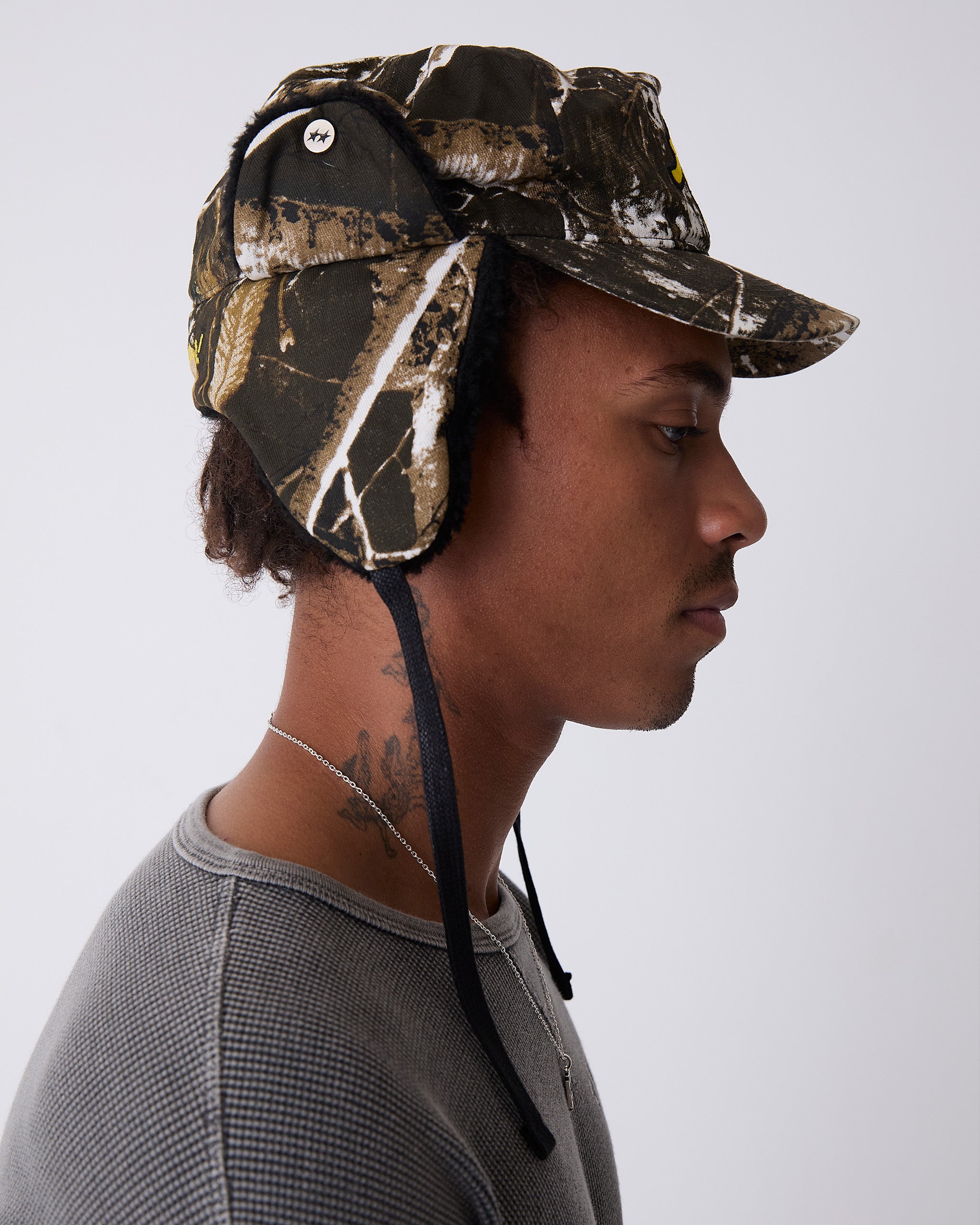 TJ Initials Camo Earflap – Twojeys