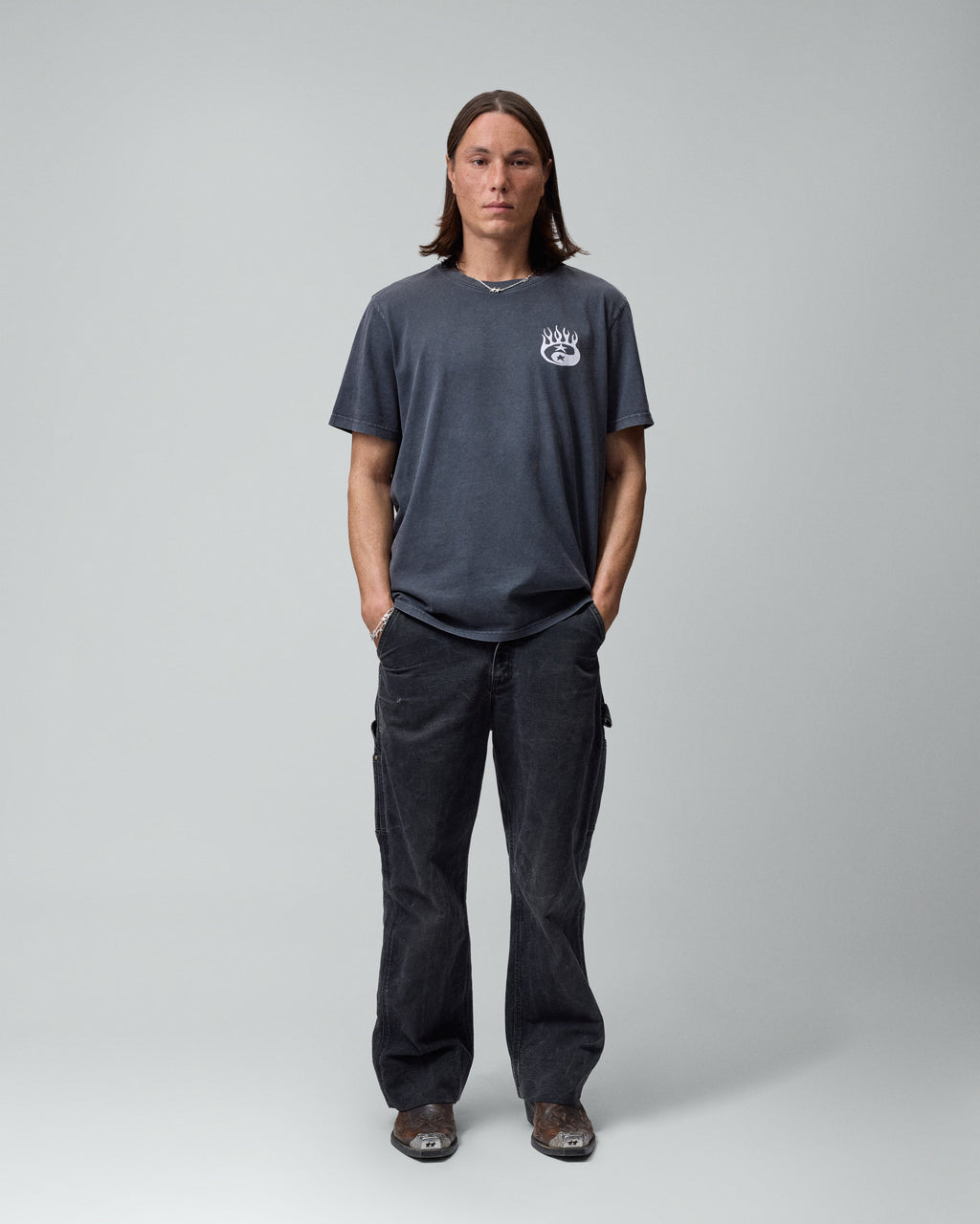 Summer Kids Black Tee