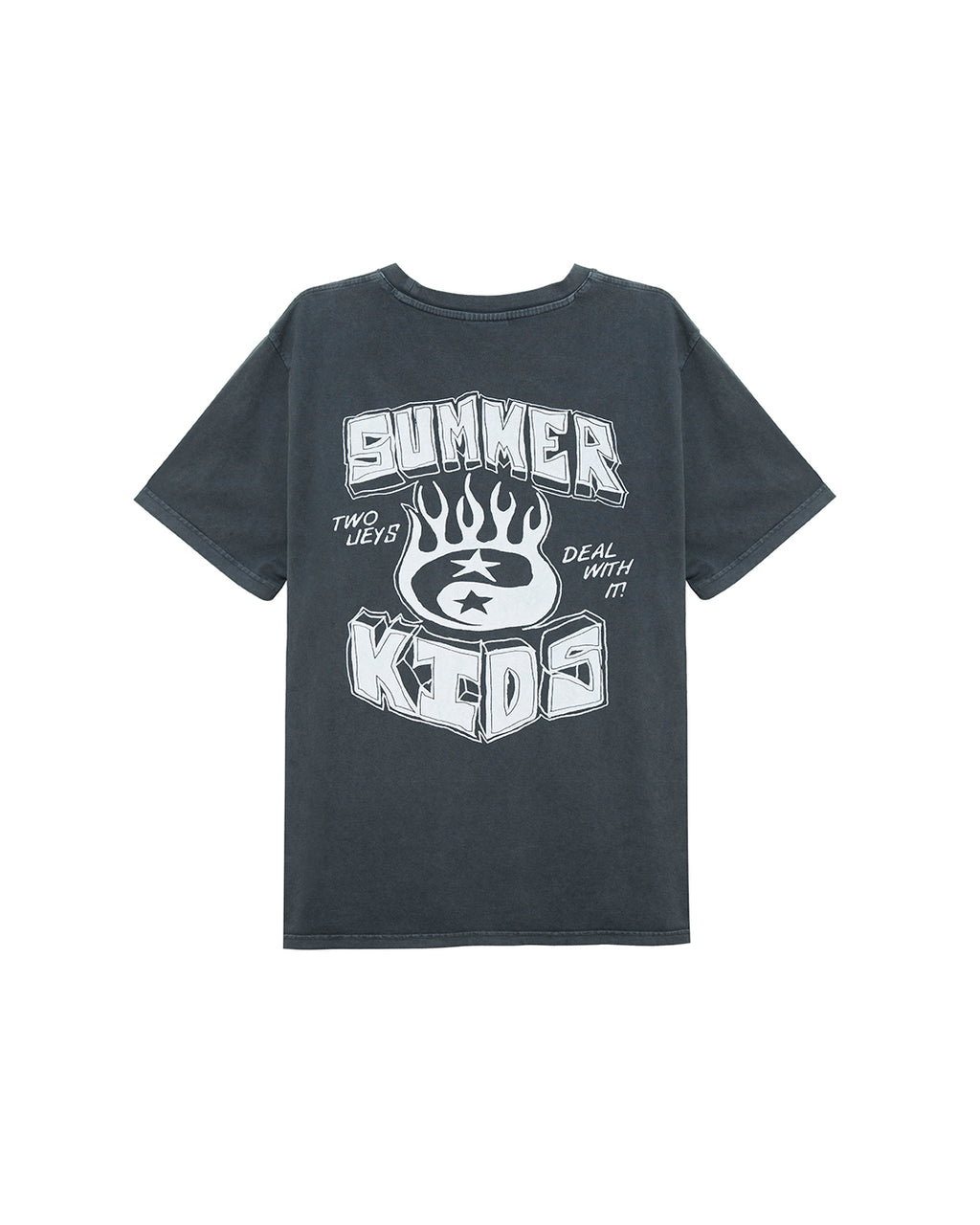Summer Kids Black Tee