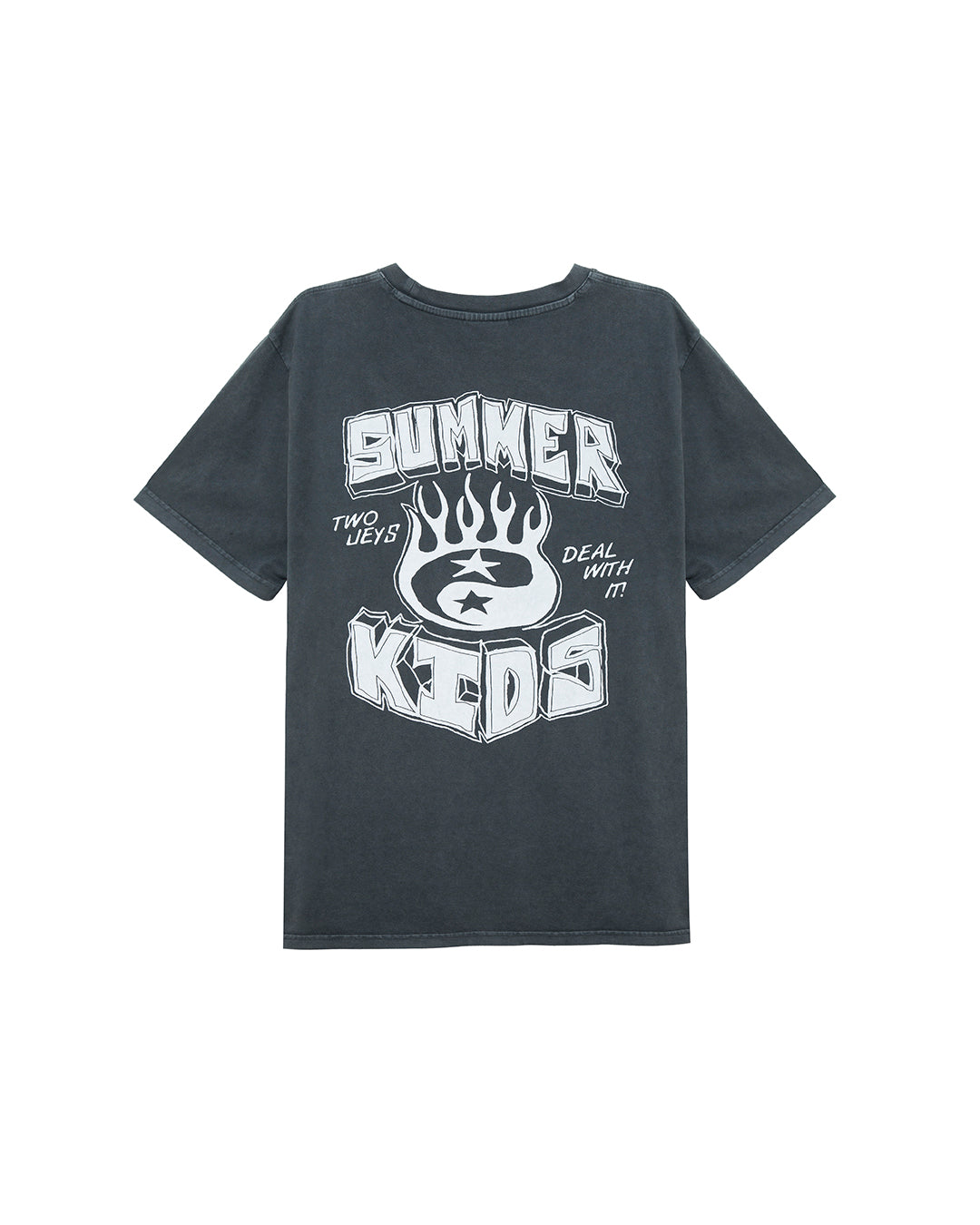 Summer Kids Black Tee