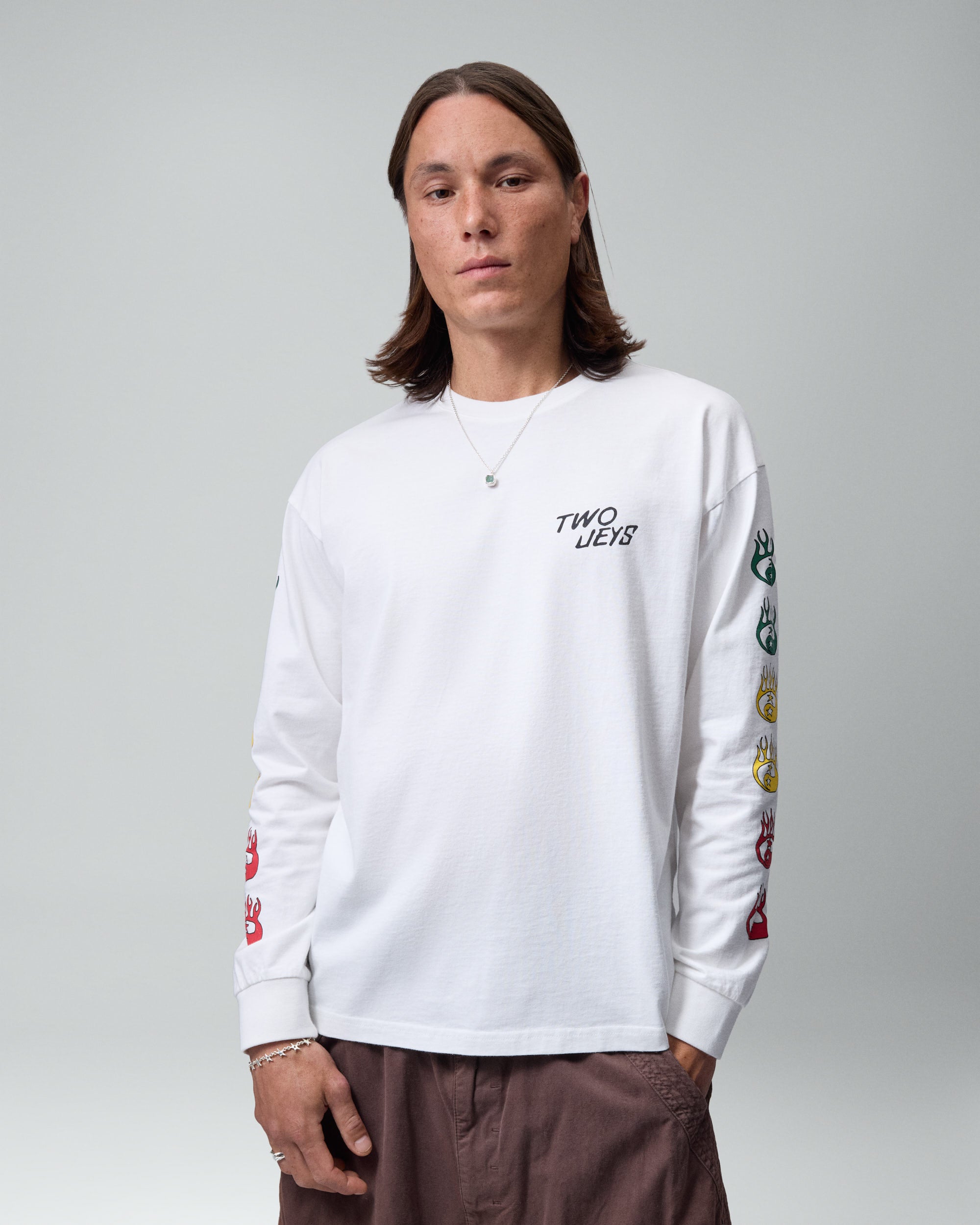 One Love White Longsleeve – Twojeys