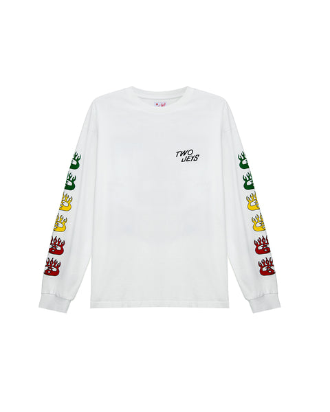 LIFEMANIA LM SERIES S/S TEE（WHITE）　L One Love White Longsleeve – Twojeys