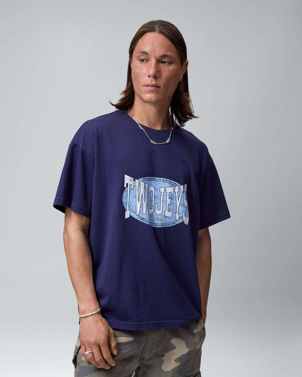 Worldwide Navy Tee