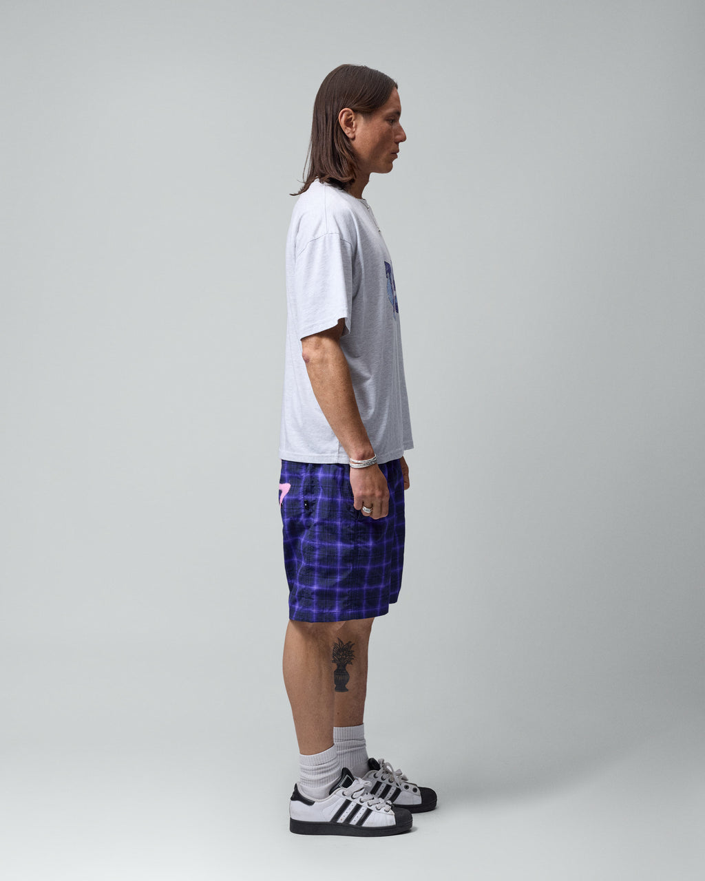 Worldwide Grey Melange Tee