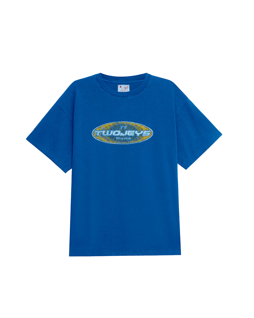 Twojeys Speedway Blue Tee