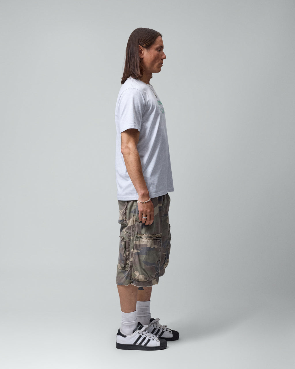 Twojeys Speedway Grey Melange Tee