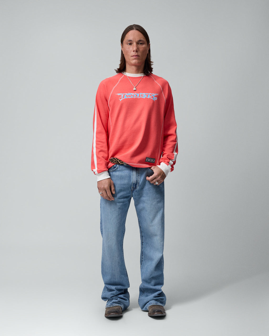 Beach Bum Red Longsleeve