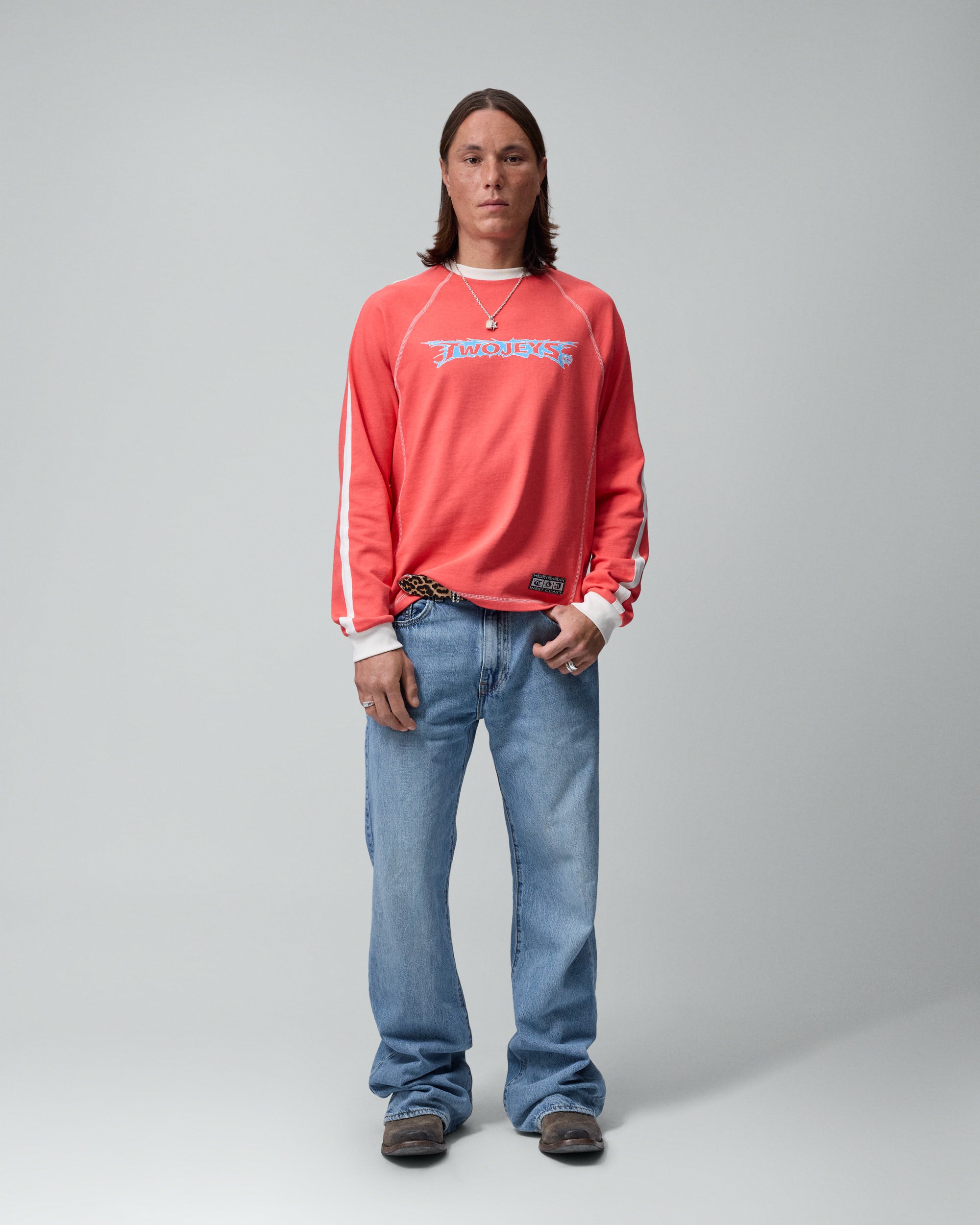 Beach Bum Red Longsleeve