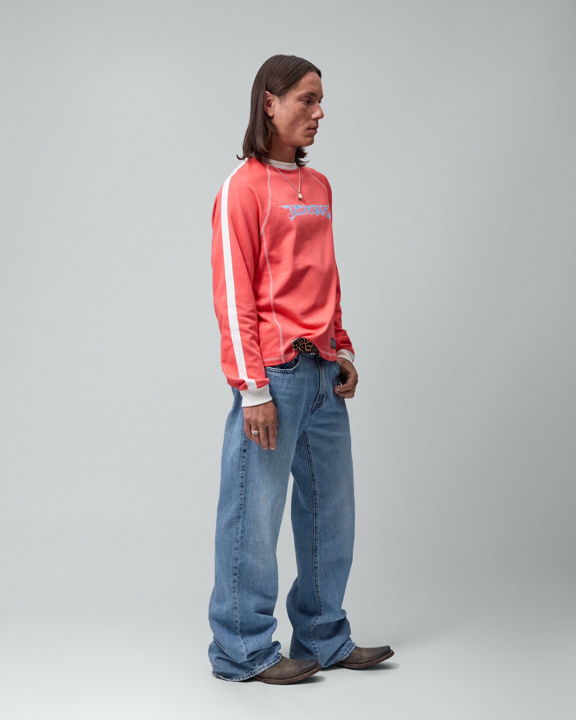 Beach Bum Red Longsleeve