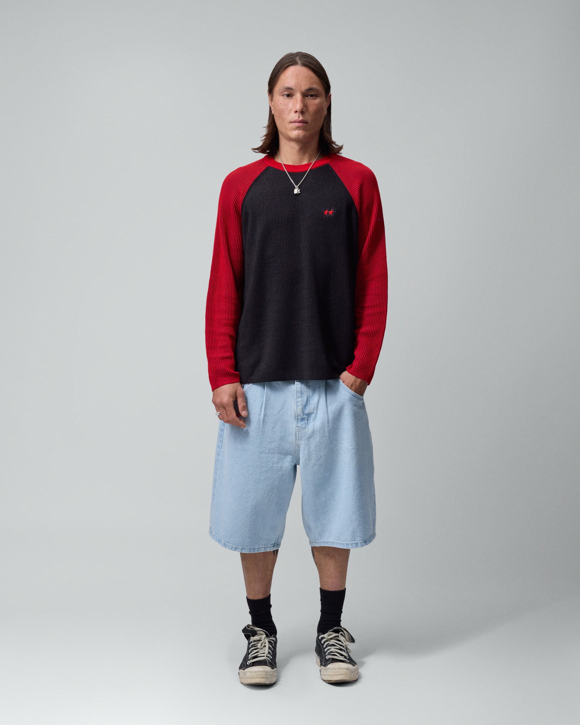 Sun Black Knit Sweater