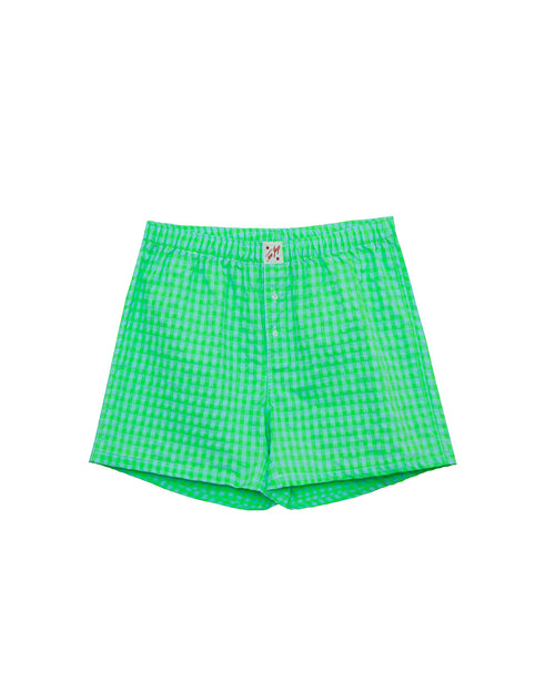Green Checkered Boxers