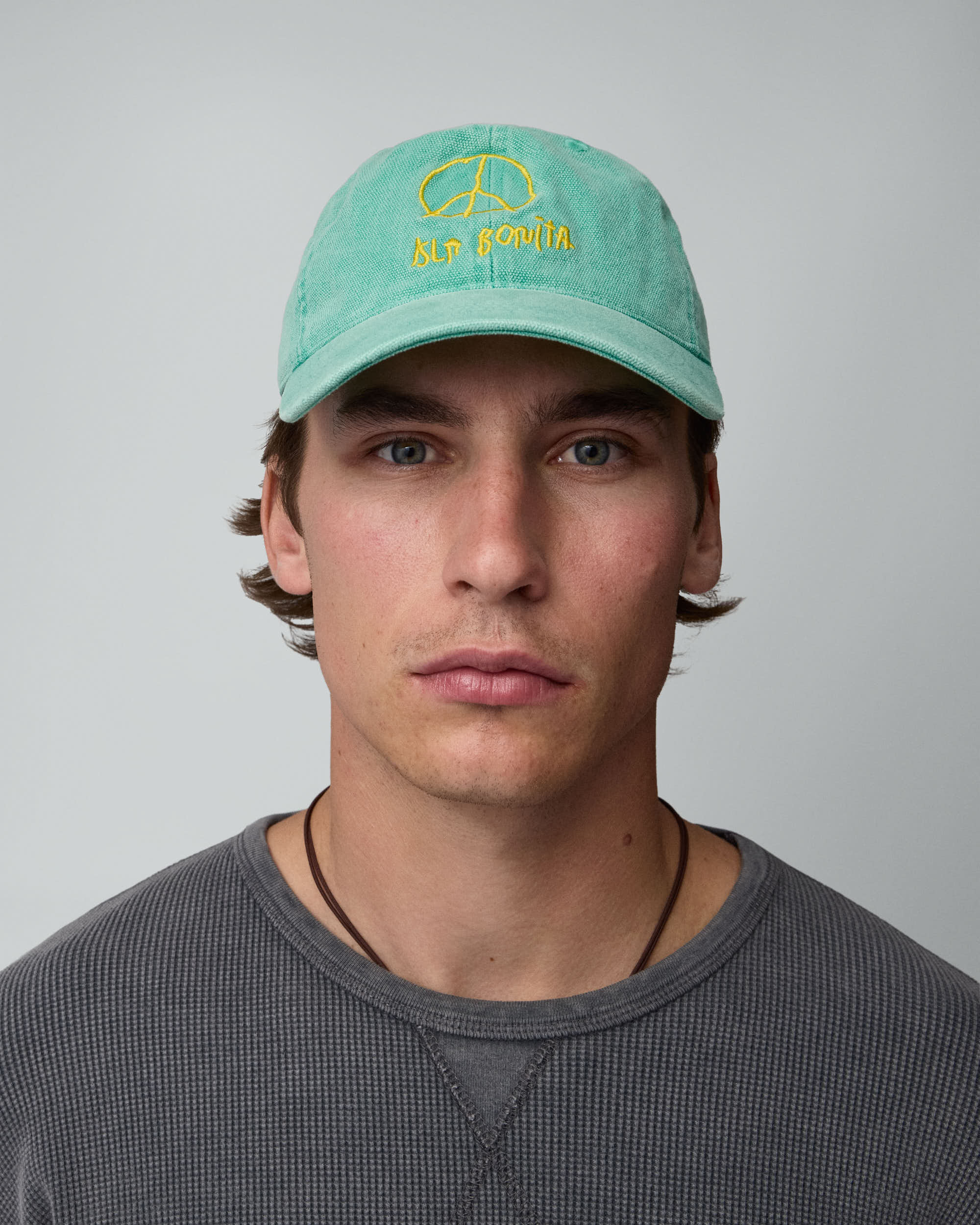 Sketchy Peace Green Cap