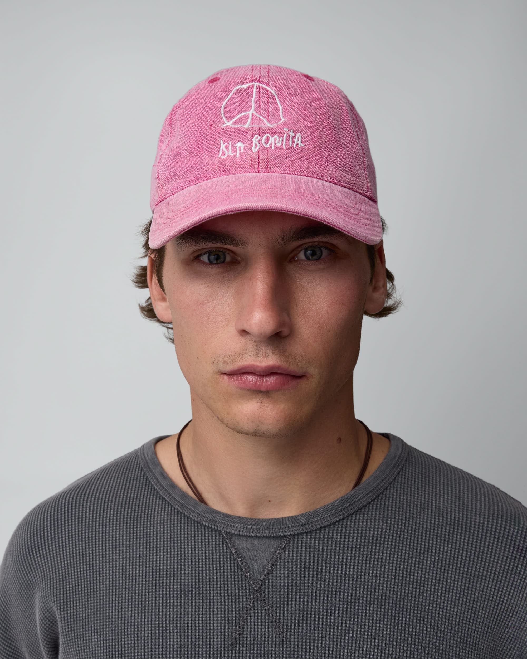 Sketchy Peace Pink Cap