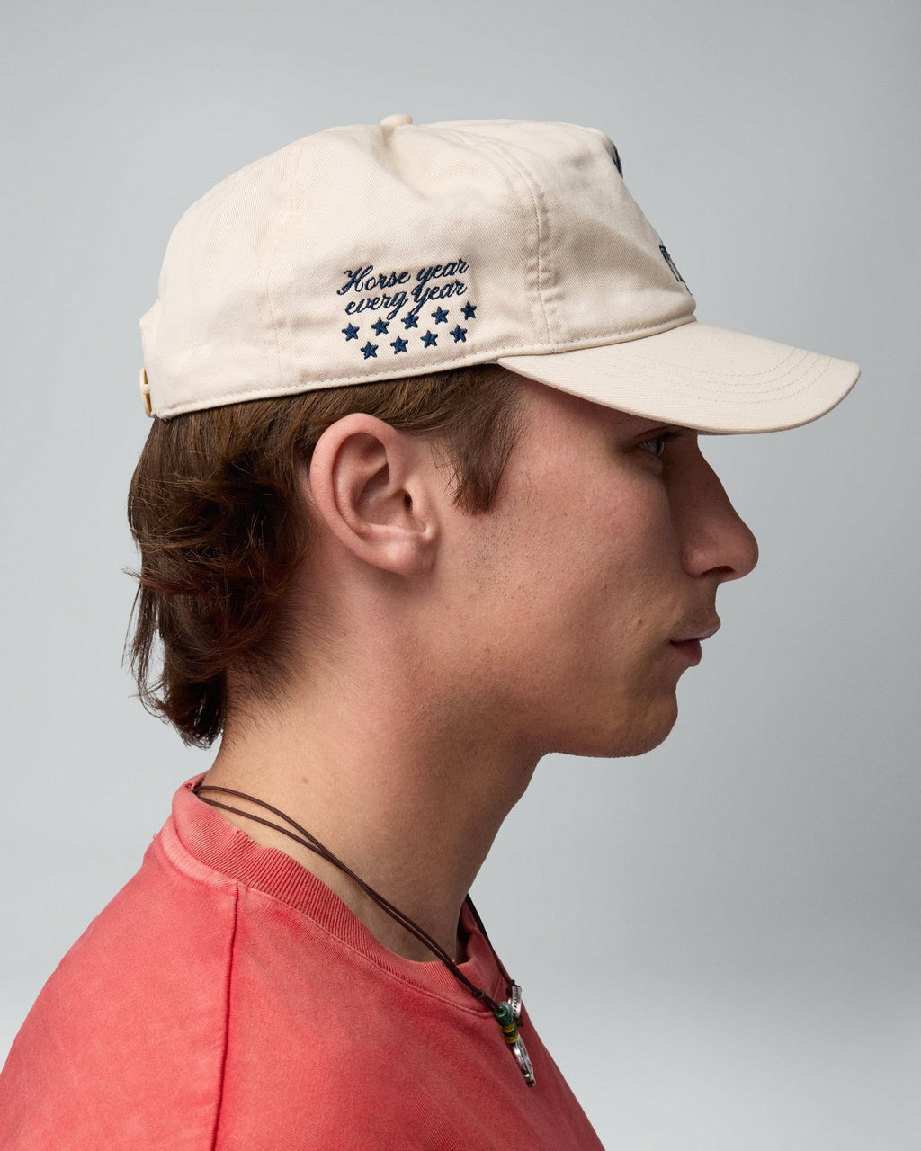 Horse Year Cream Cap