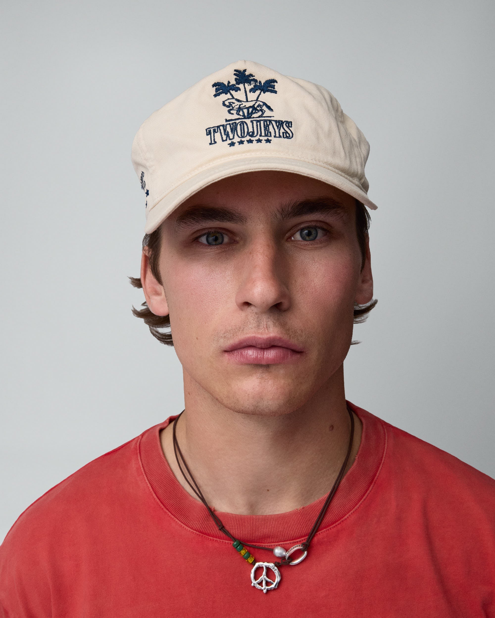 TwoJeys Racing Cap in Cream
