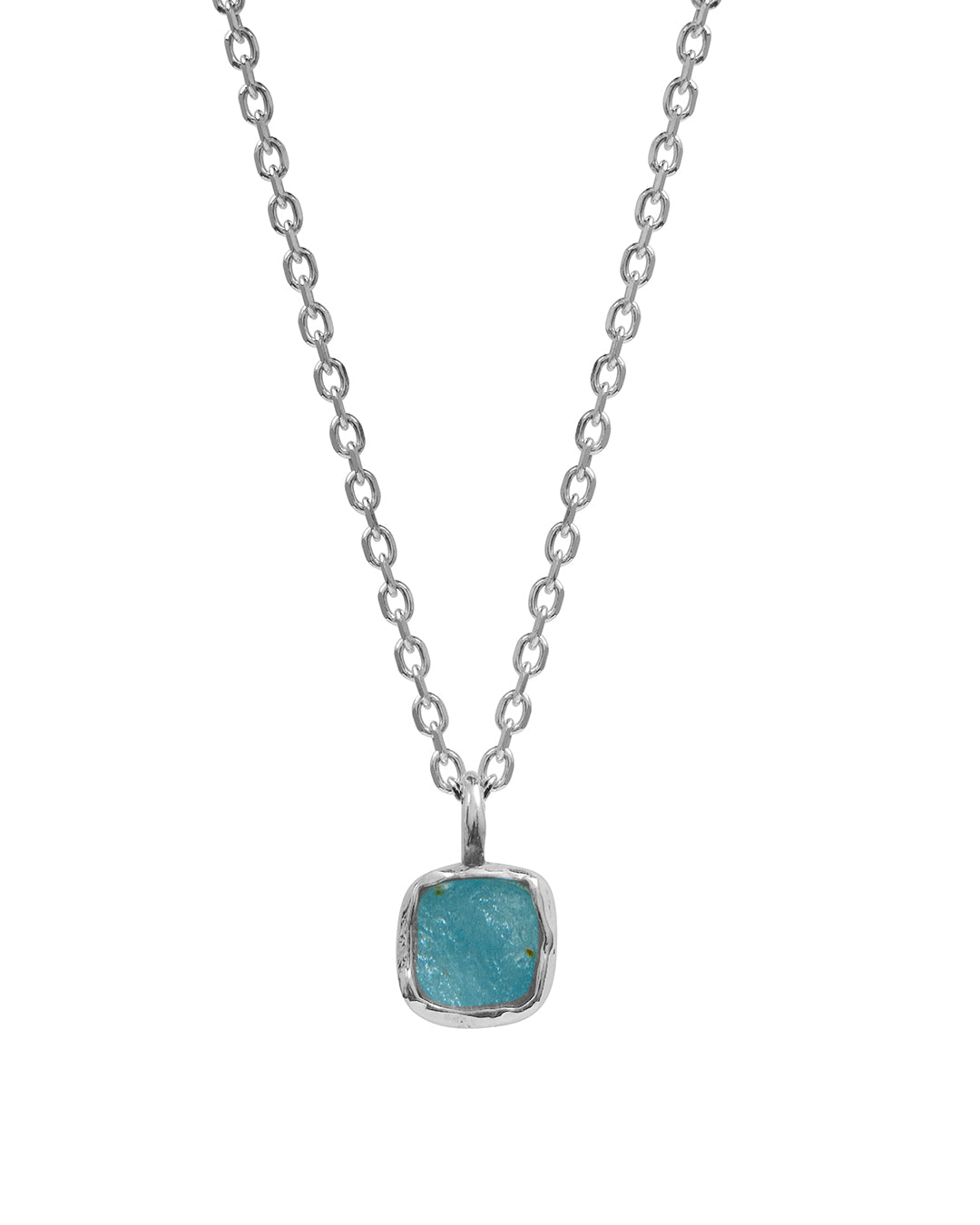 Mini Blue Stone Necklace