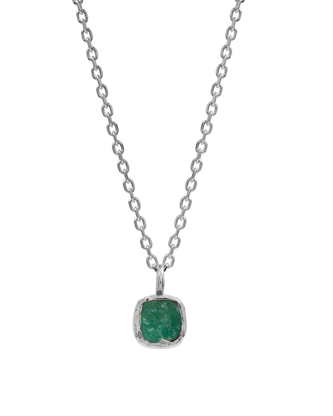 Mini Green Stone Necklace