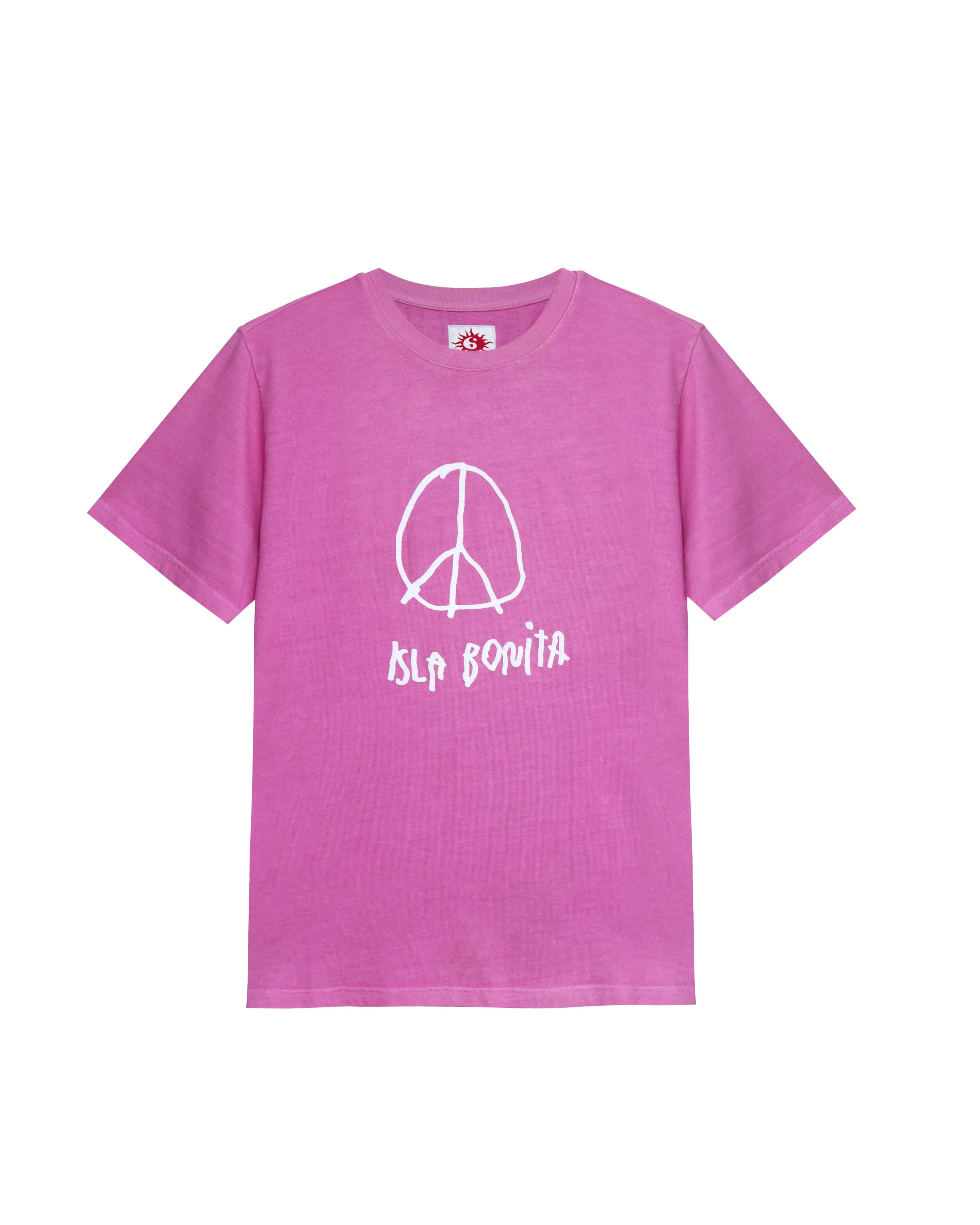 Sketchy Peace Pink Tee