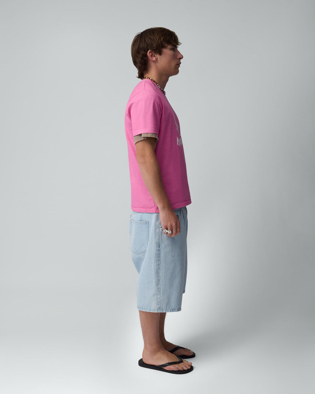 Sketchy Peace Pink Tee 1B