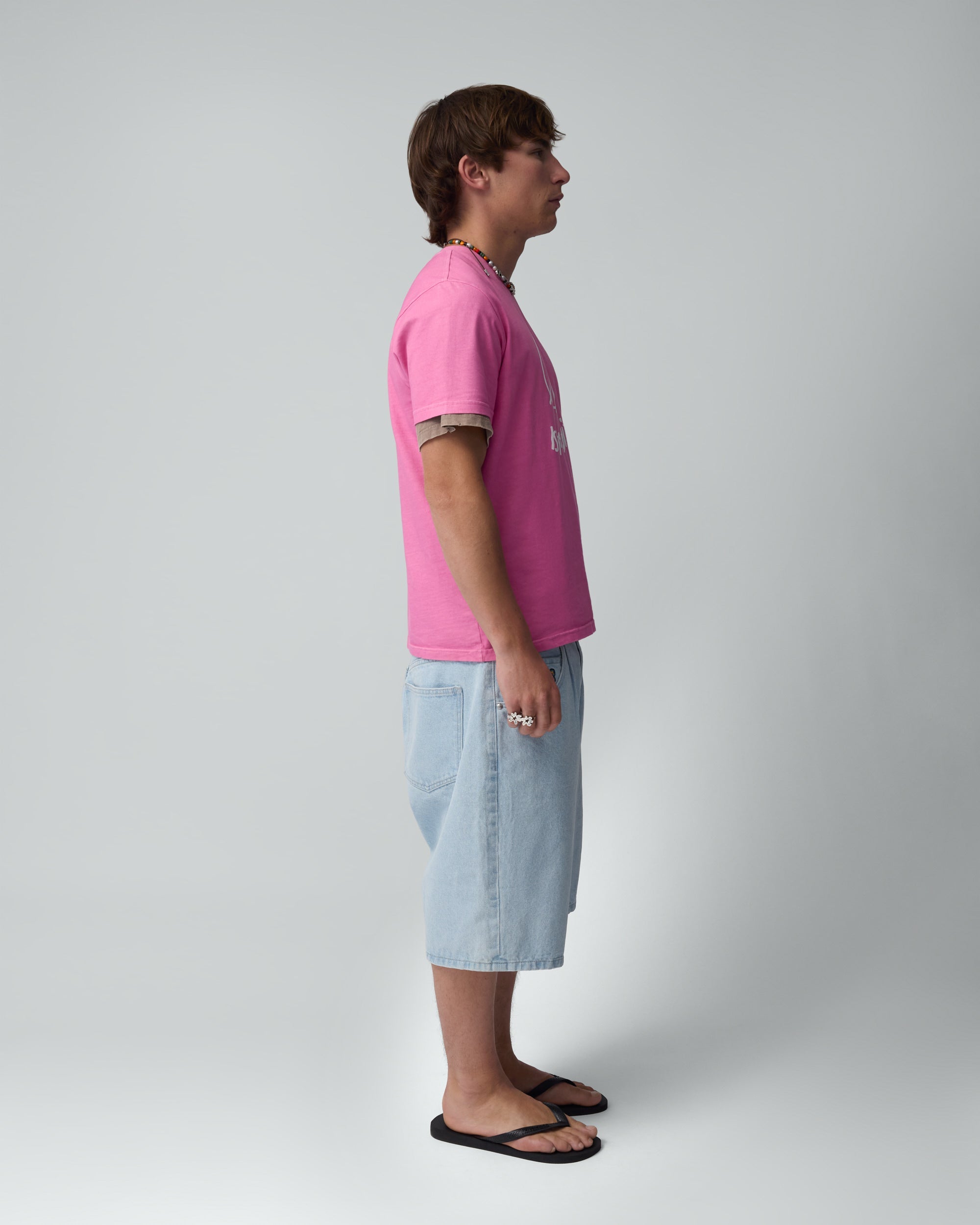 Sketchy Peace Pink Tee 1B