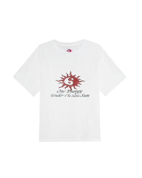 Same Energy White Tee