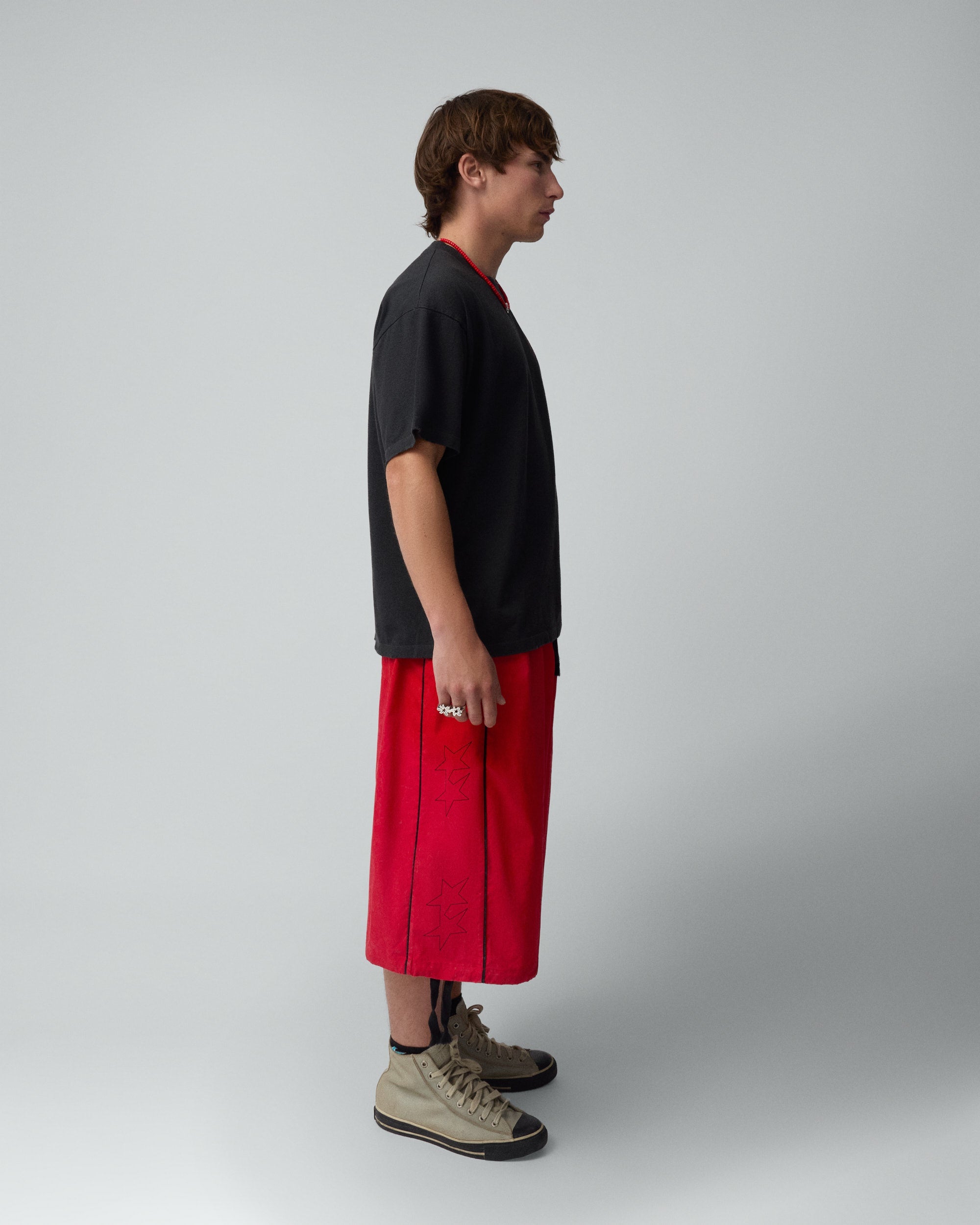 Icon Stars Red Track Pants 1B