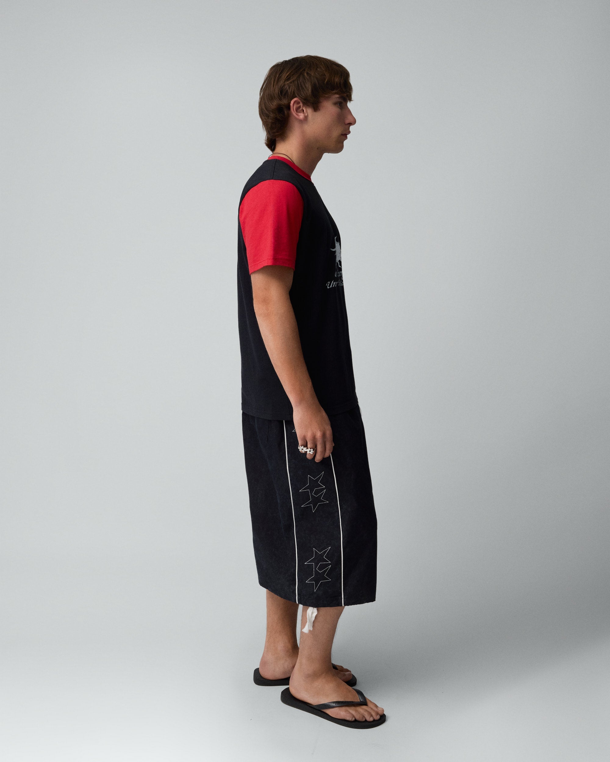 Icon Stars Black Track Pants 1B