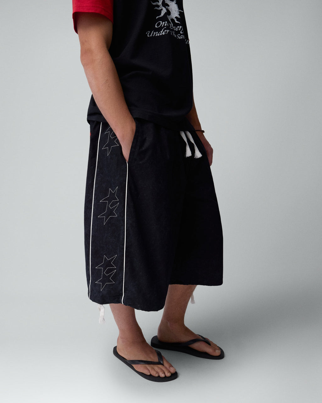 Icon Stars Black Track Pants 1D