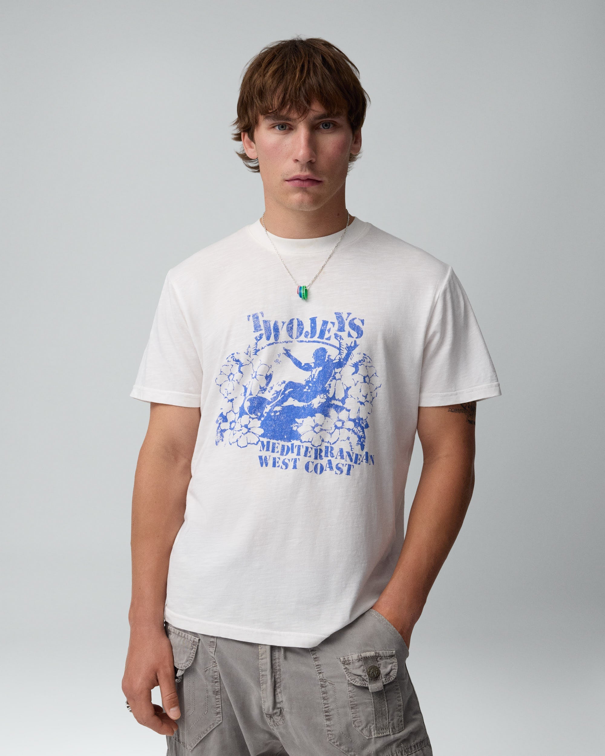 Souvenir White Tee 1D