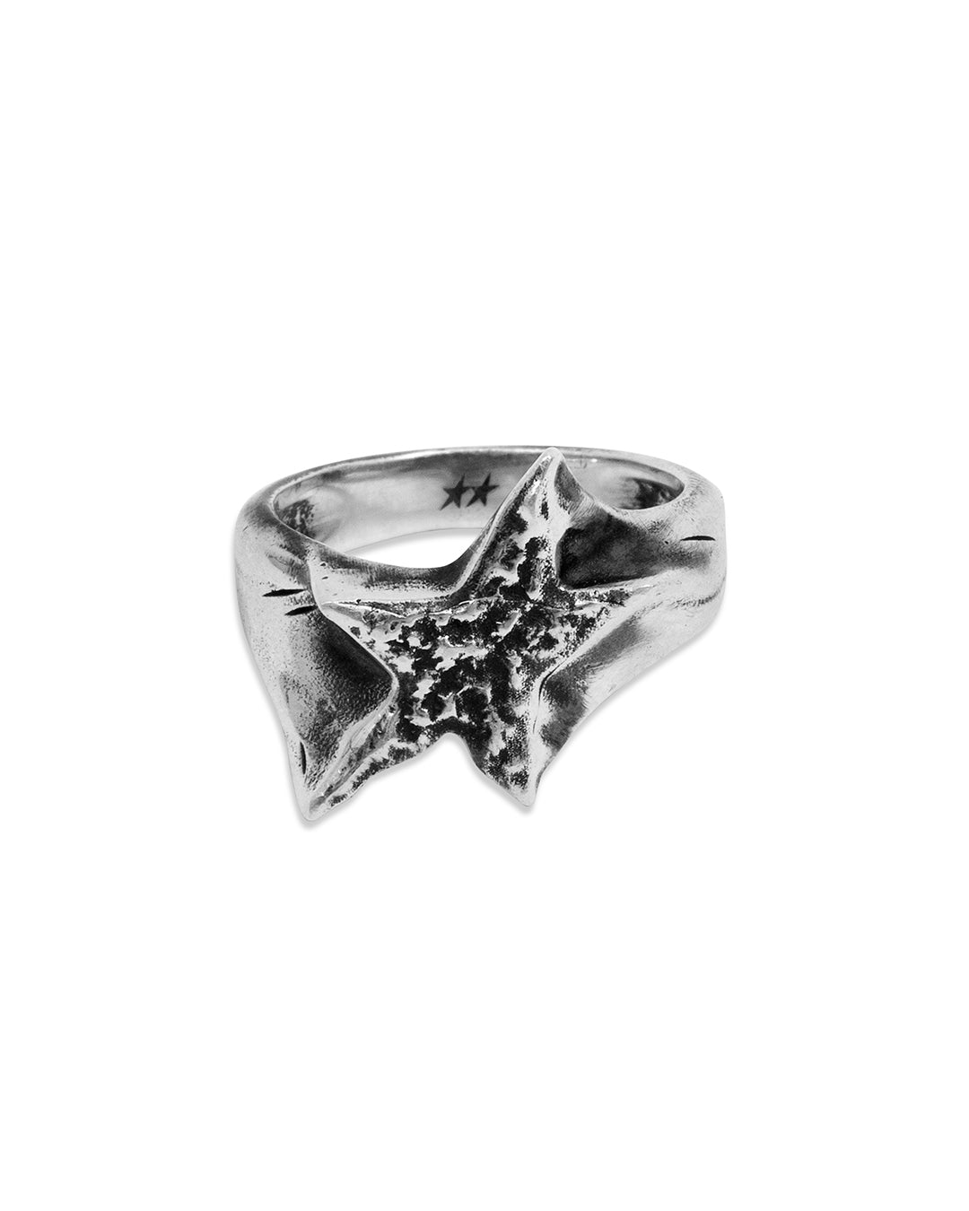 Single Star Sanded Ring