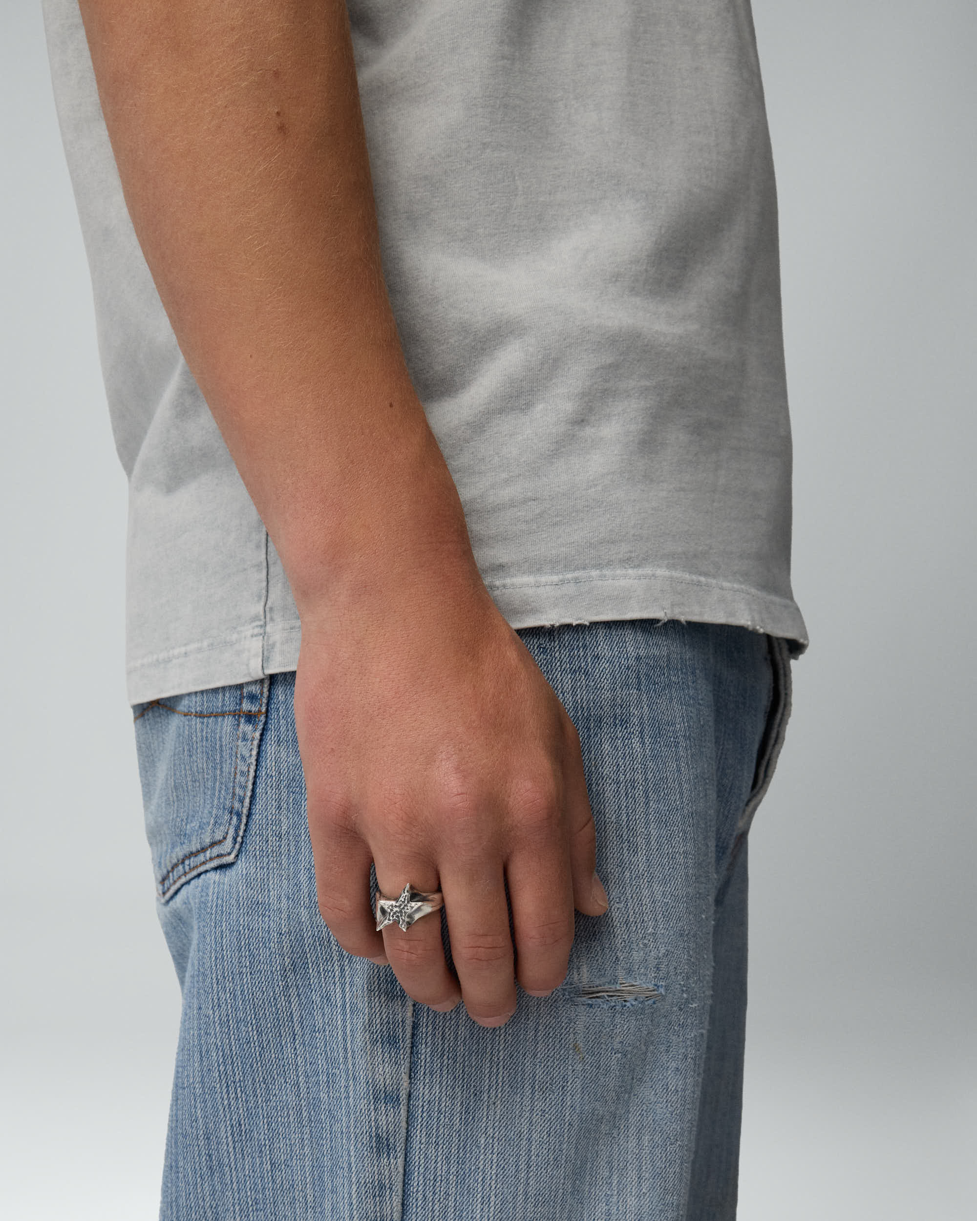 Single Star Sanded Ring