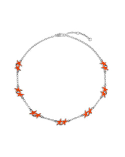 Melted Stars Necklace Orange