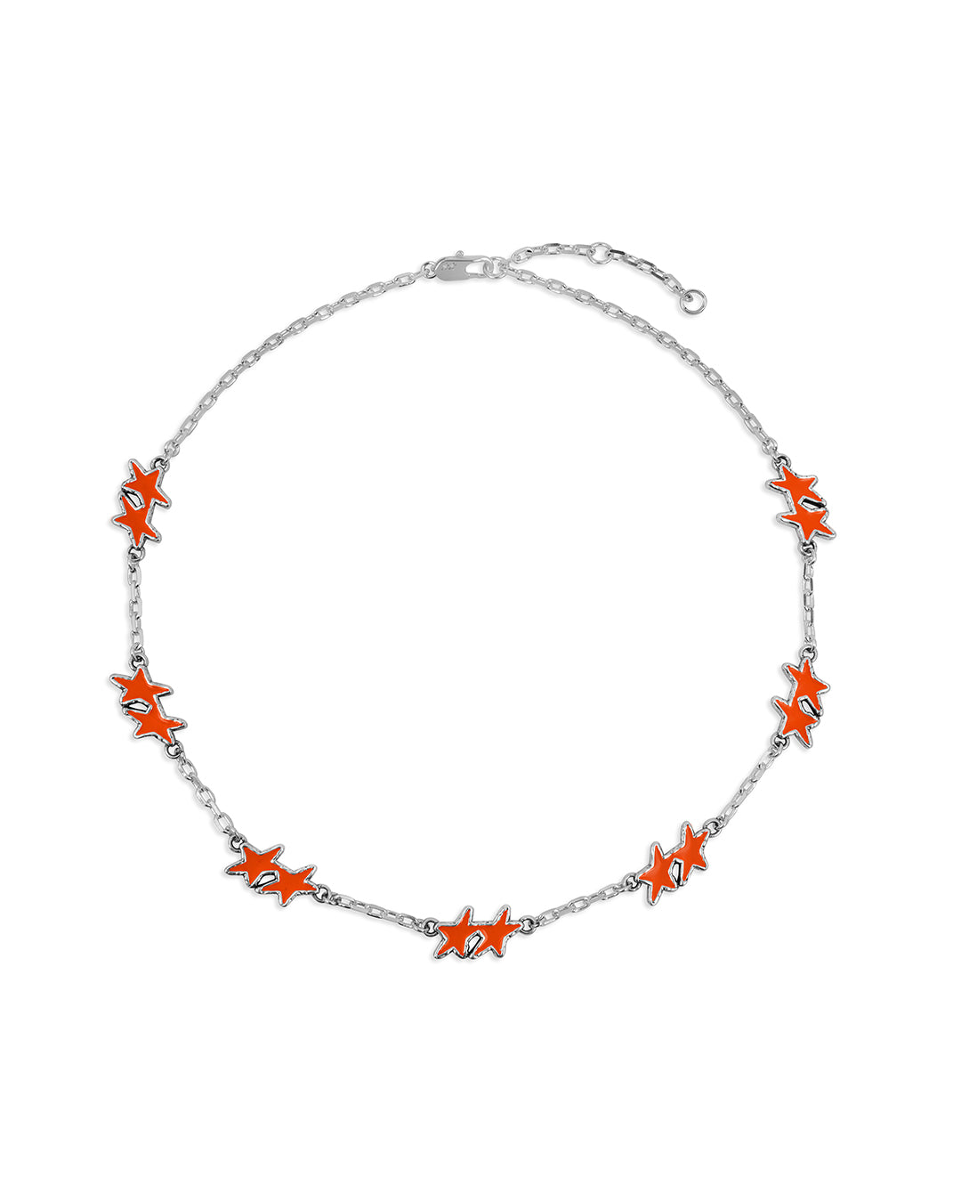 Melted Stars Necklace Orange