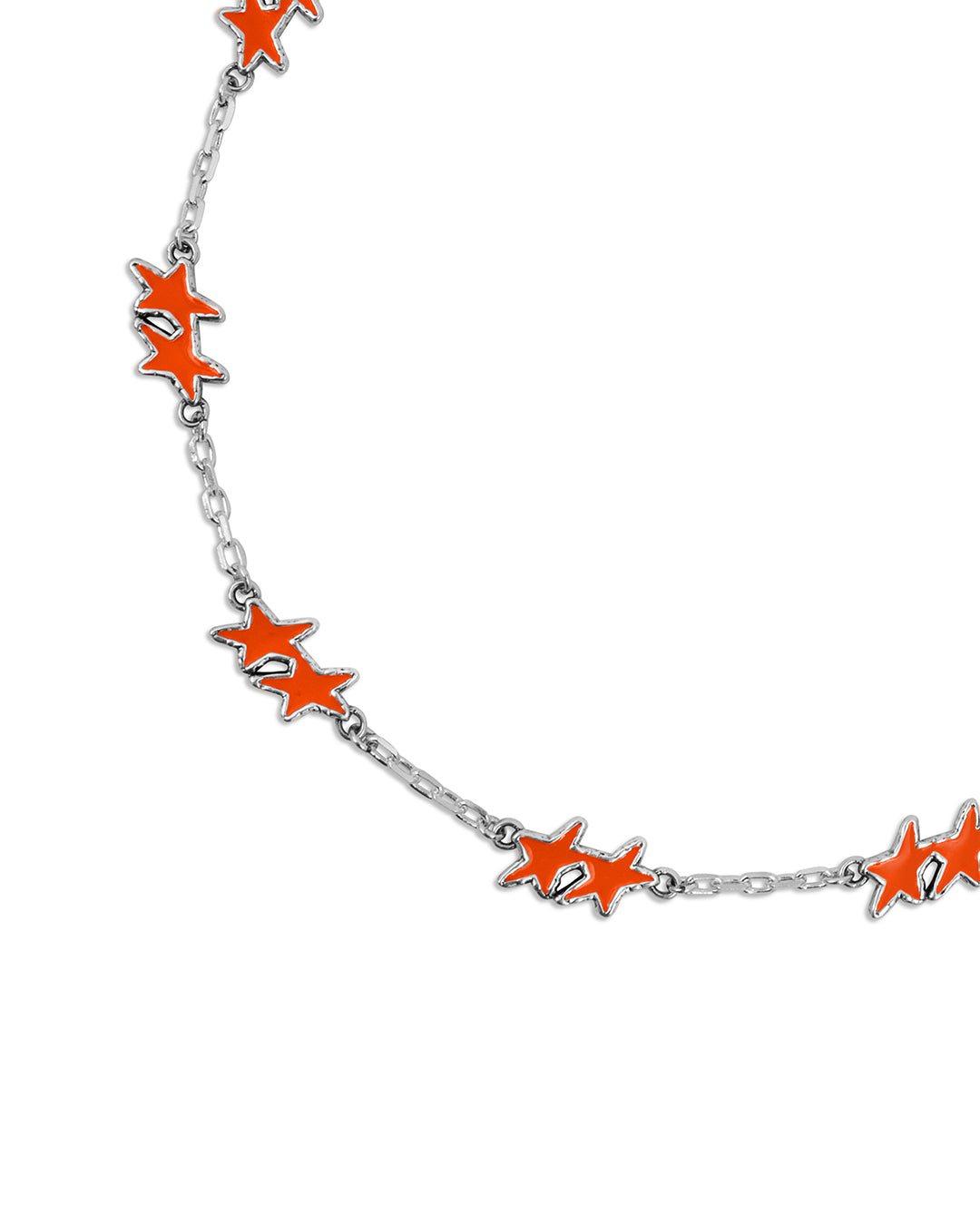Melted Stars Necklace Orange