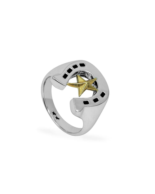 Star Horseshoe Signet
