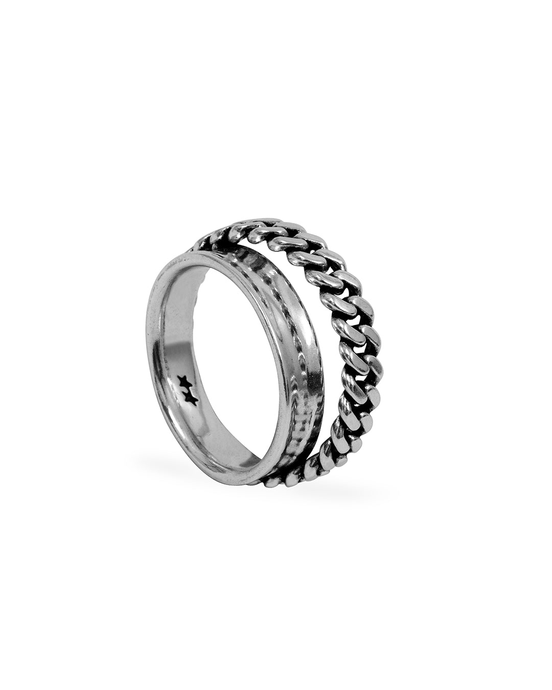 Double Cuban Chain Band – front view