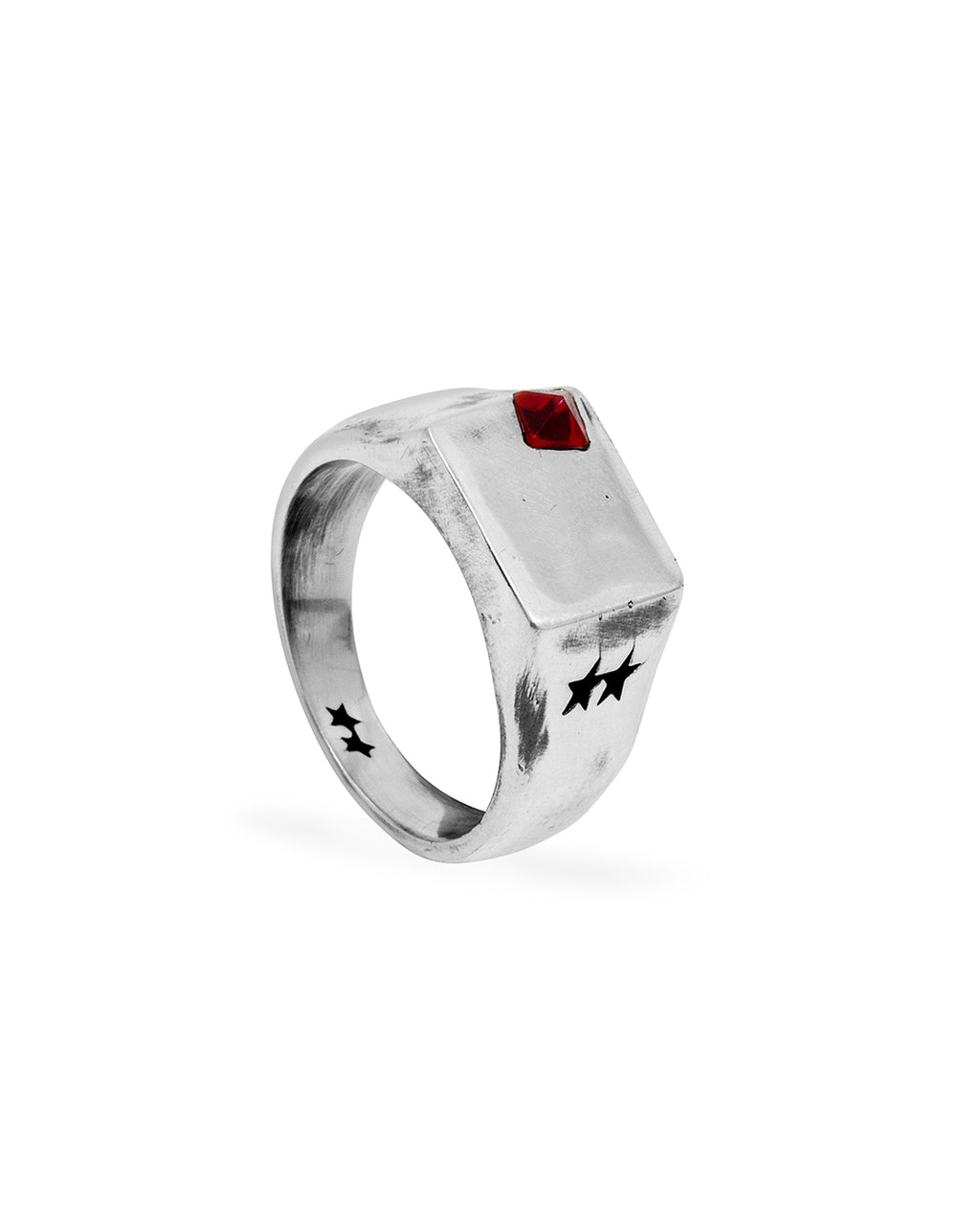 Red Inlaid Signet – front view
