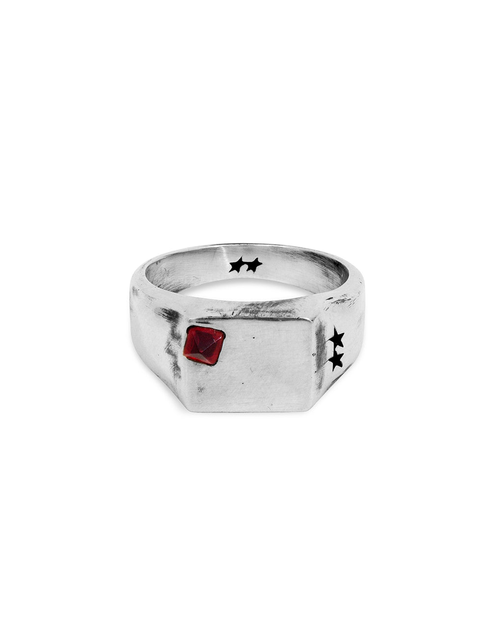 Red Inlaid Signet – back view