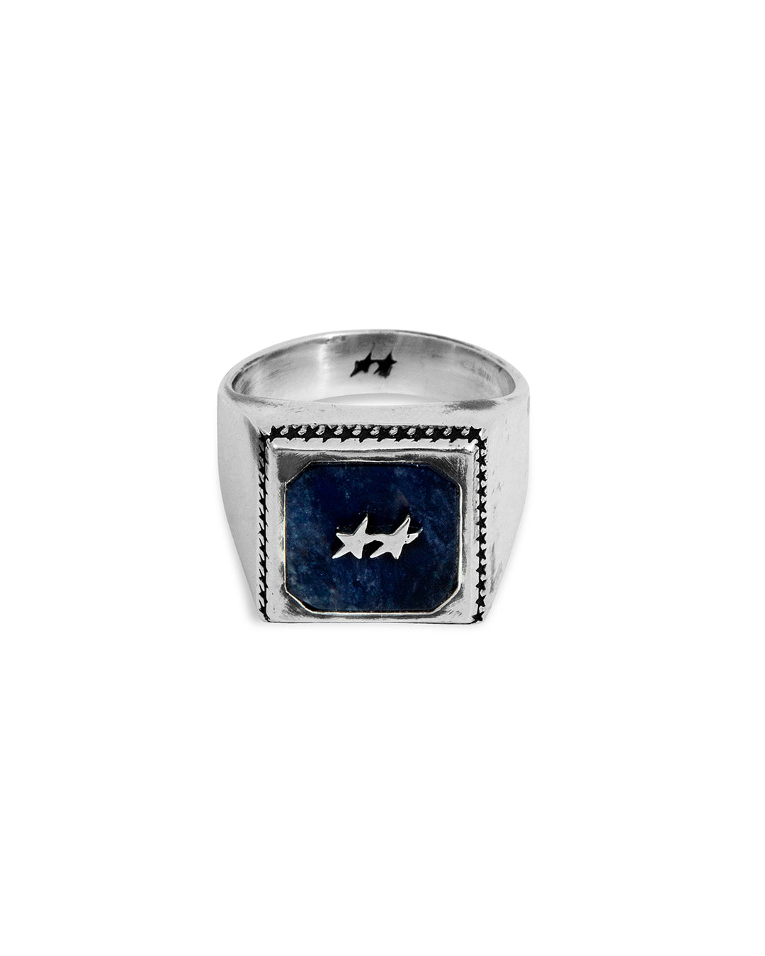 Sodalite Icon Ring – back view