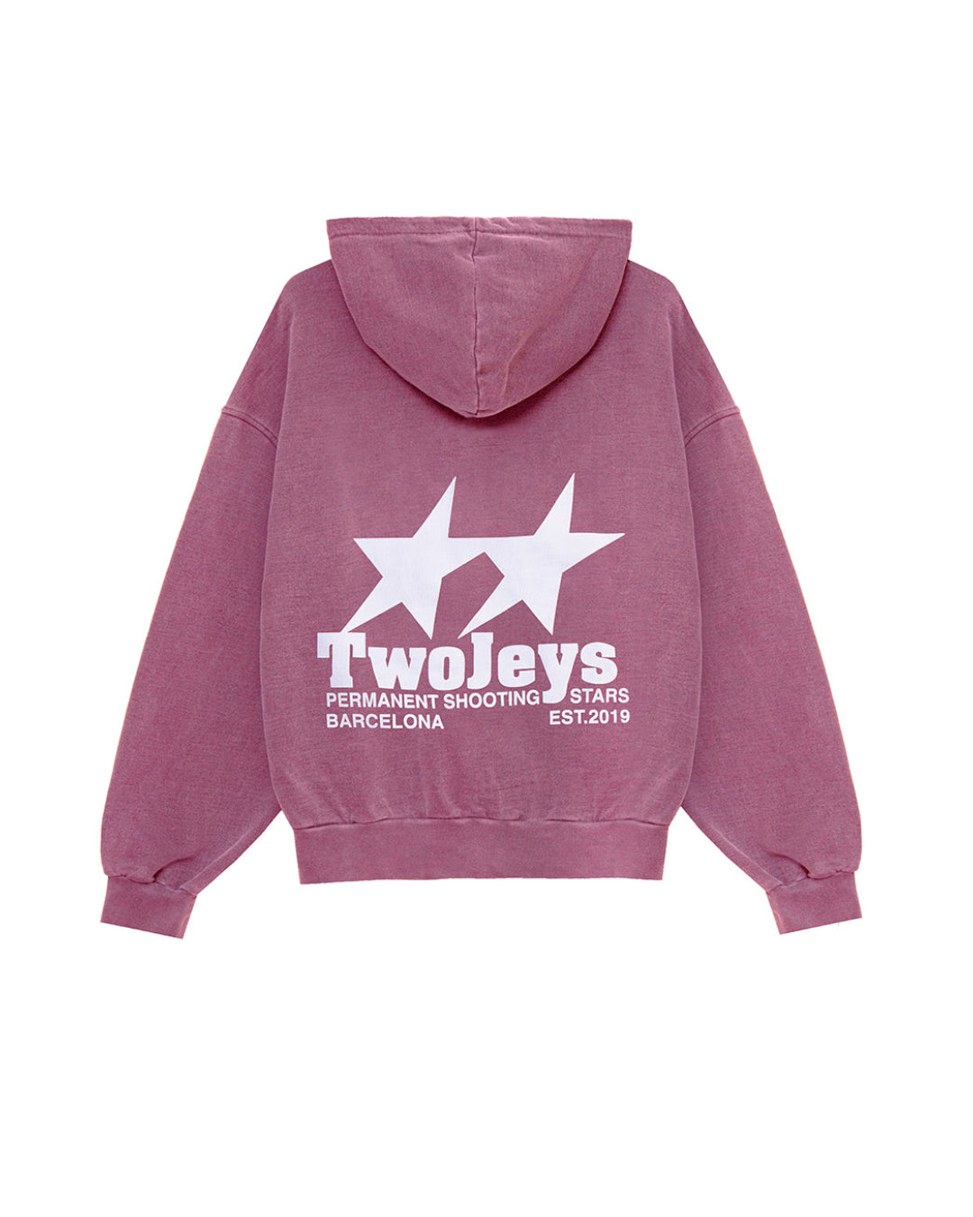 Statement Hoodie Burgundy – back view