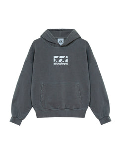 Framed Logo Hoodie Ash