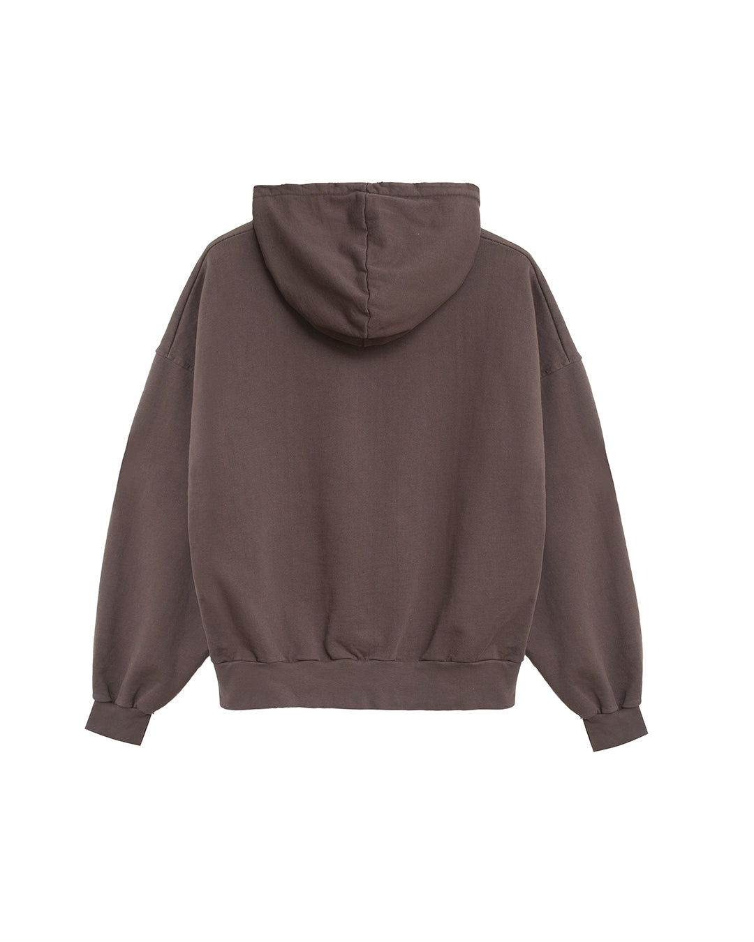 Framed Logo Hoodie Brown – back view