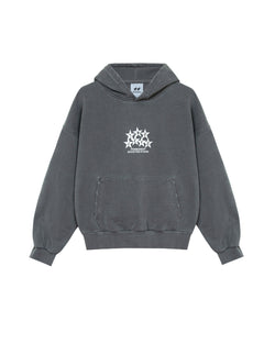 Permanent Shooting Stars Hoodie Ash – front view