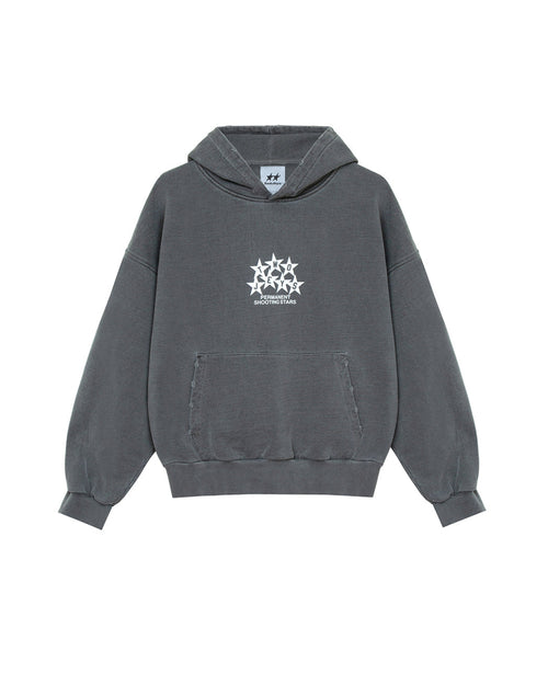Permanent Shooting Stars Hoodie Ash – front view
